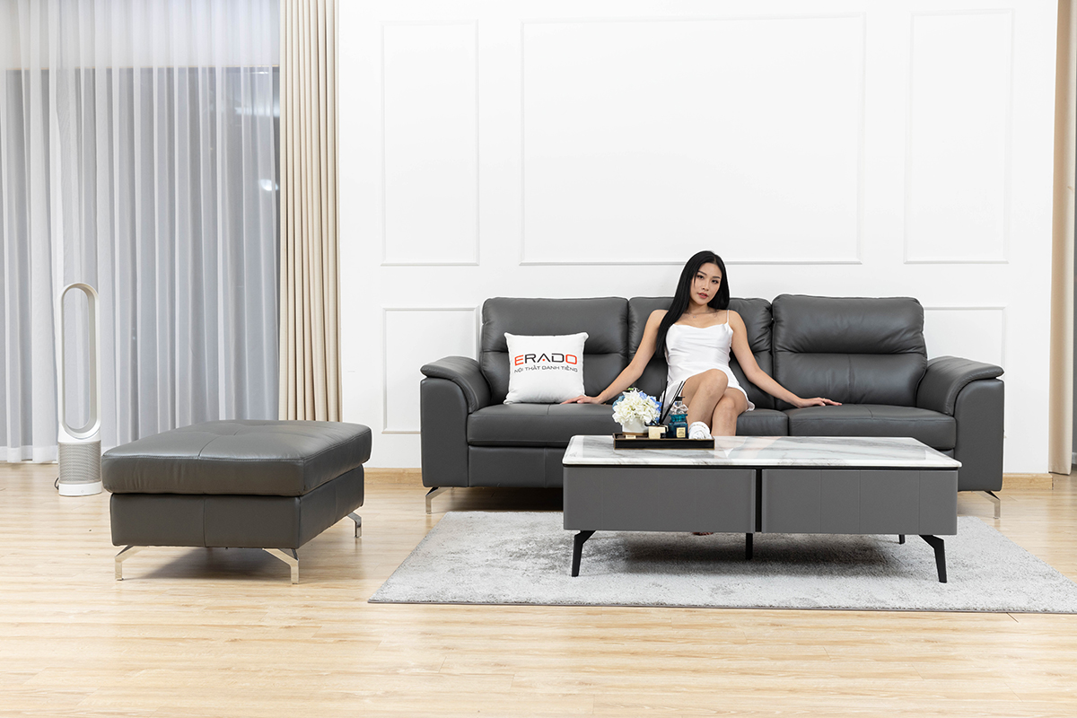 Sofa da Pandora 9412C - Cải tiến mới, bền hơn